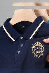 Imitation Premium Men's Polo Shirt In Navy Blue