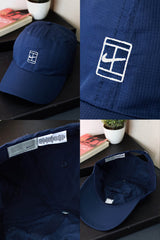Nke Embroidered Logo Breathable Dry Fit Cap In Navy Blue
