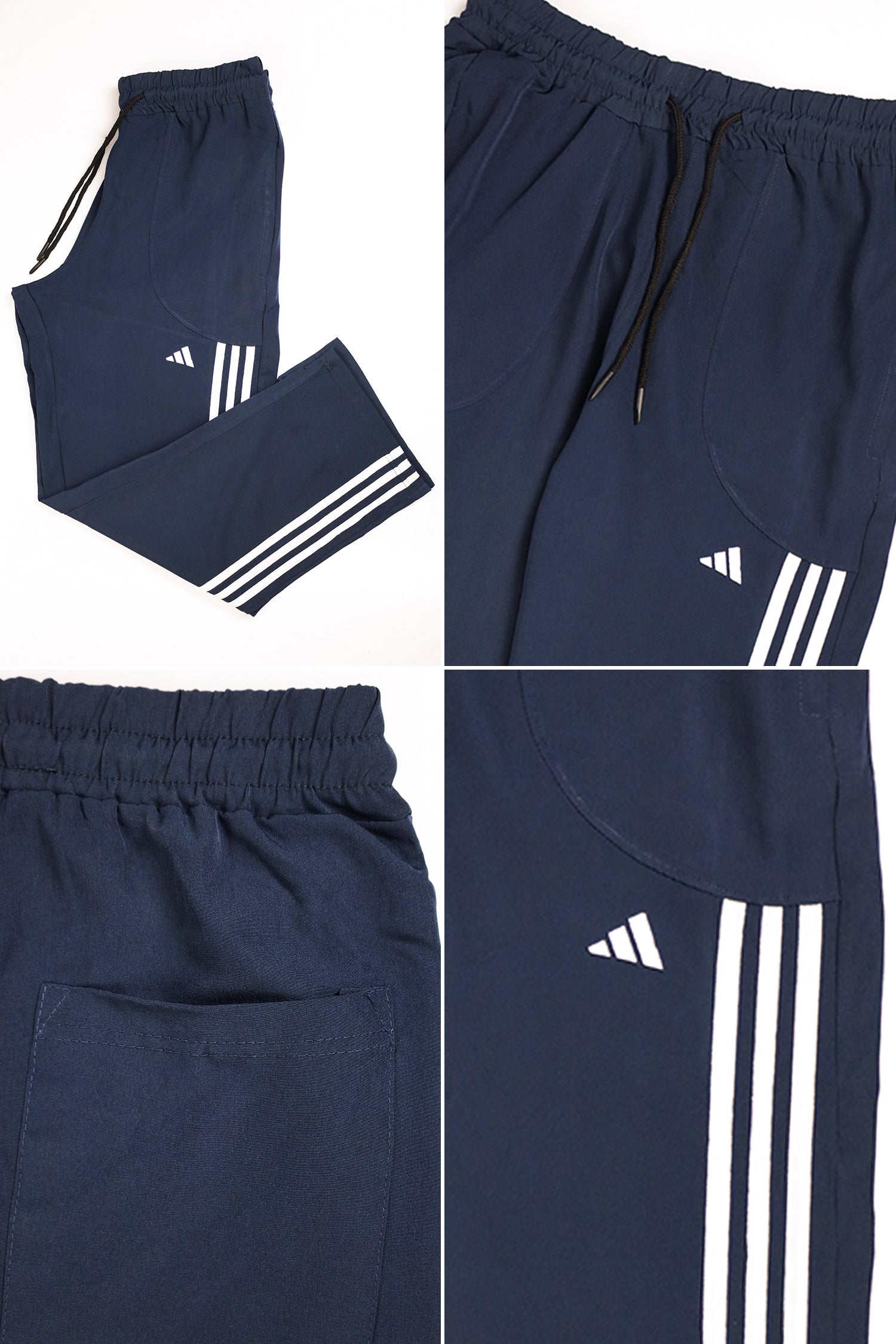 Adidas Micro-Tech Half Stripes Loose Bottom Trouser