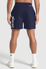 TRB Charged Ultra-Flex Super Dri-fit Shorts In Navy Blue
