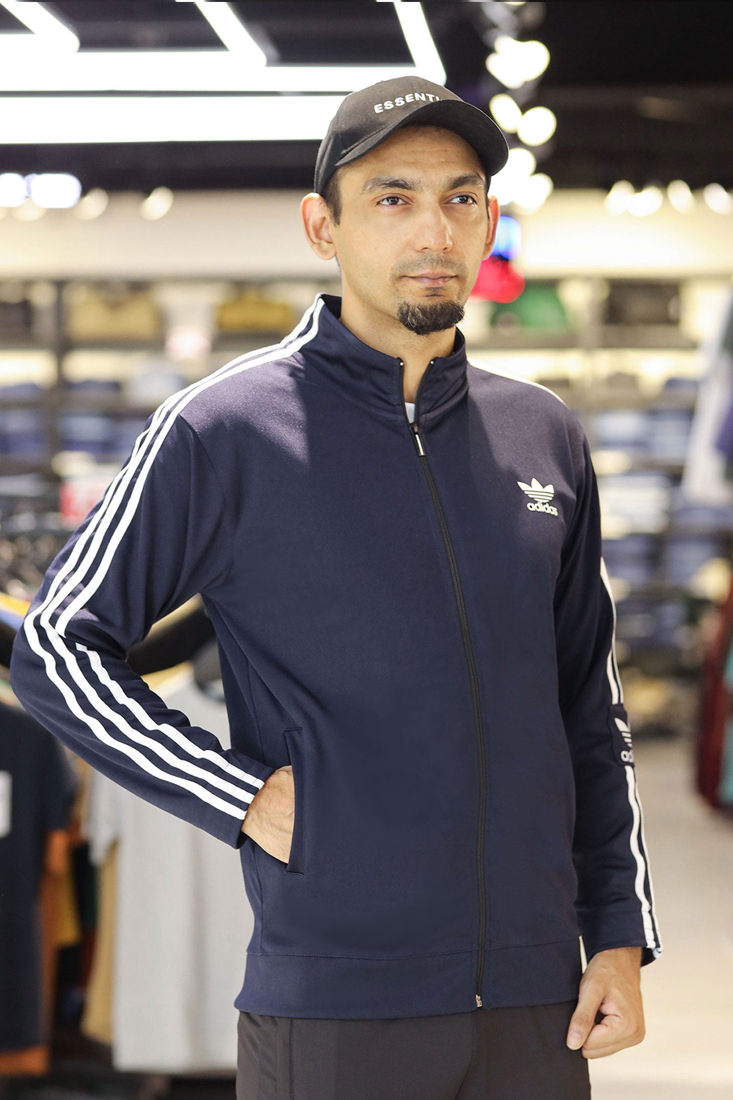 Adds 3-Stripes Signature Men Zipper Upper