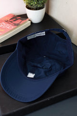 Nke Embroidered Logo Breathable Dry Fit Cap In Navy Blue