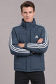 Adds Horizontal Baffled Imported Puffer Jacket