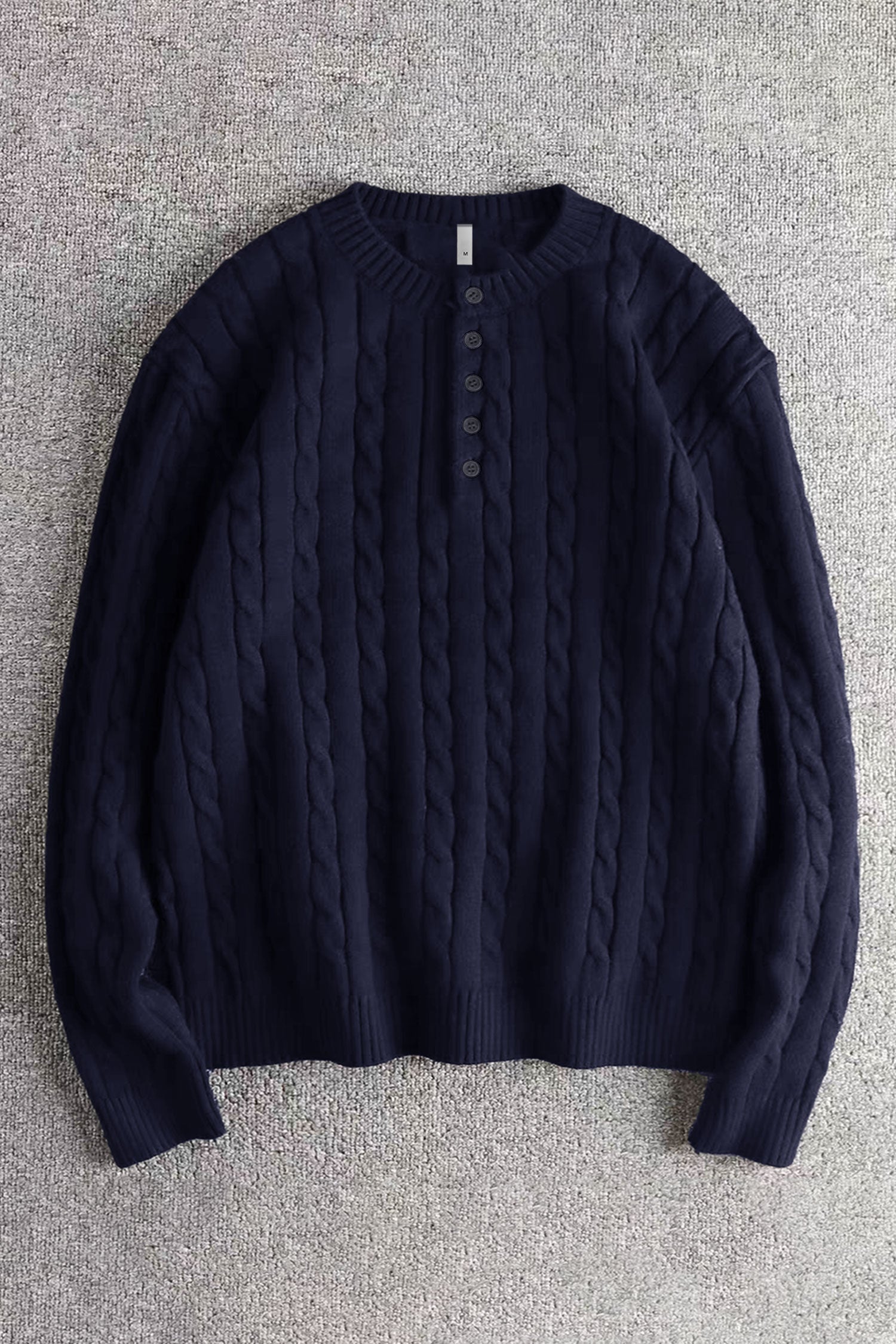 Turbo Cable Knit Jummper Imported Men's Sweater