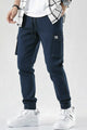 Turbo Jogging Pantalon Regular Homme Denim Jeans In Navy Blue