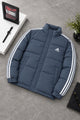 Adds Horizontal Baffled Imported Puffer Jacket