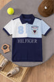 Hilfgr Multi Patterned Colour Younger Kids Polo Shirt