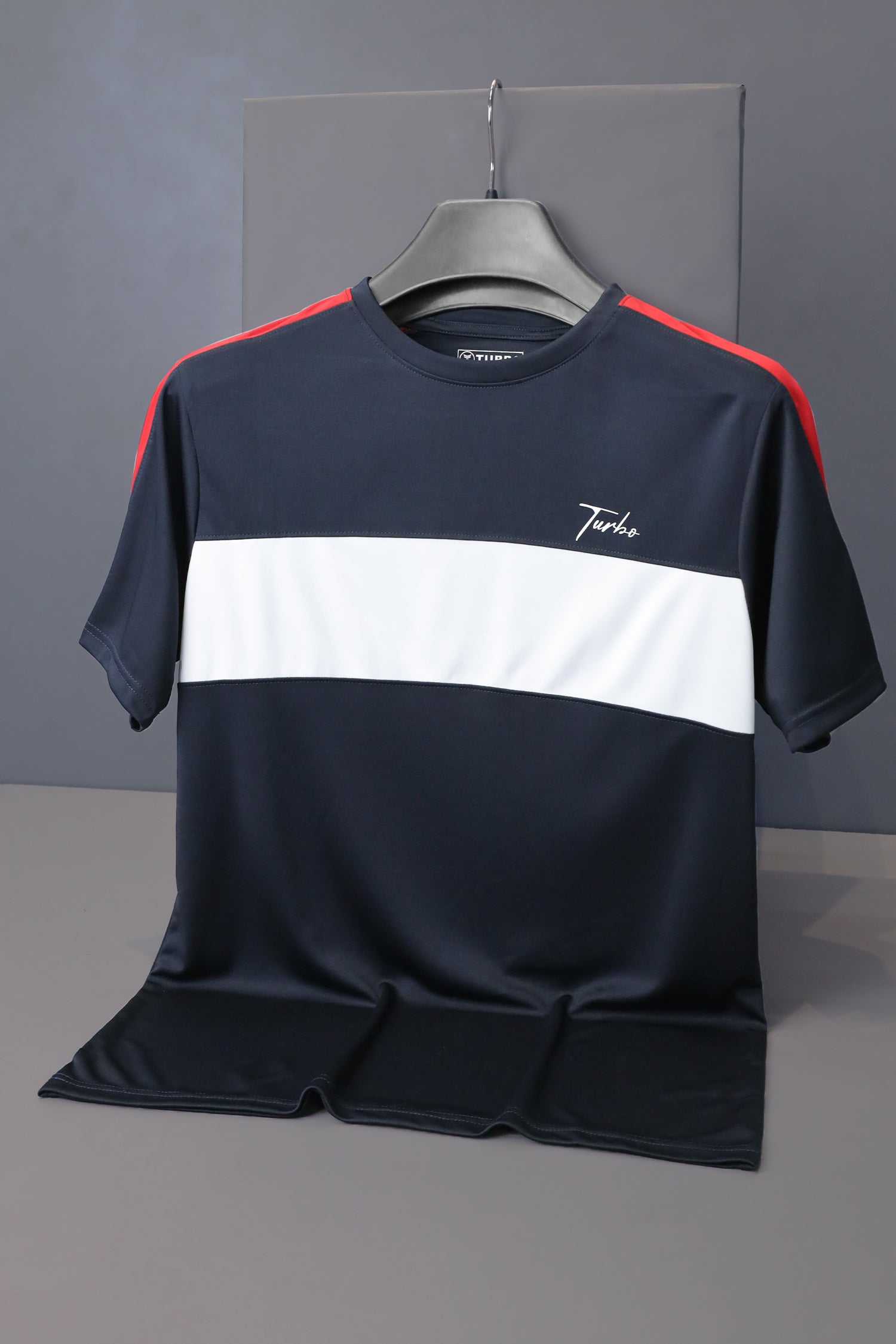 Turbo Color-Block Pannel Quick-Dry Shirt