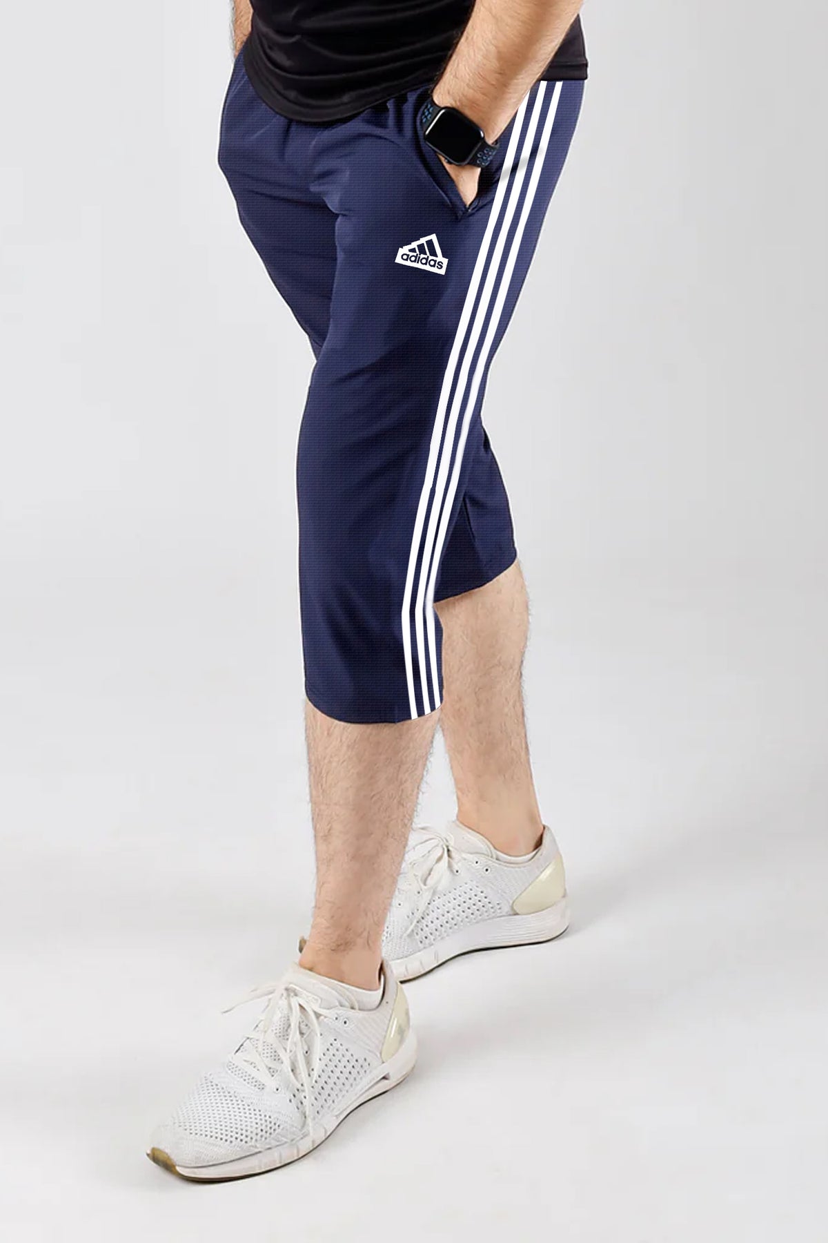 Adds Motion Flex Pro Side Panel Shorts In Navy Blue