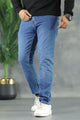 Essential Turbo Slim-Fit Jeans in Navy Blue