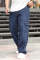 Turbo Casual Flap 6 Pockets Baggy Jeans