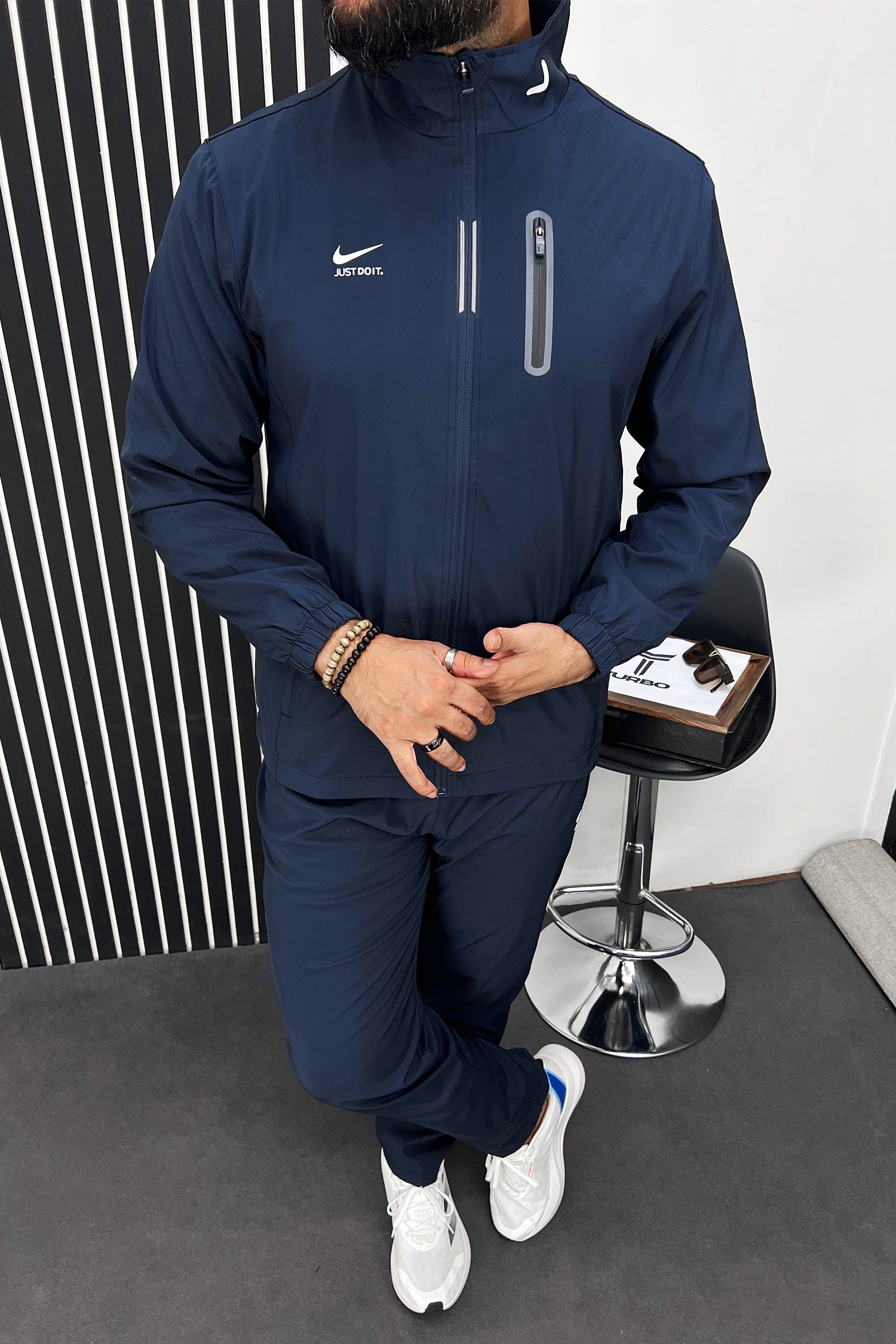 Nke Jst Do it Sportswear Men Zipper Tracksuit