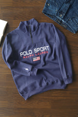 Polo RL Sport Half Zip Full Sleeves Men's Sweatshirt