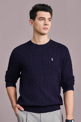 Turbo Knitted Cashmere Imported Men's Sweater