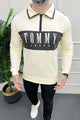Tomy Signature Elite Imported Men's Sweatshirt In Off White