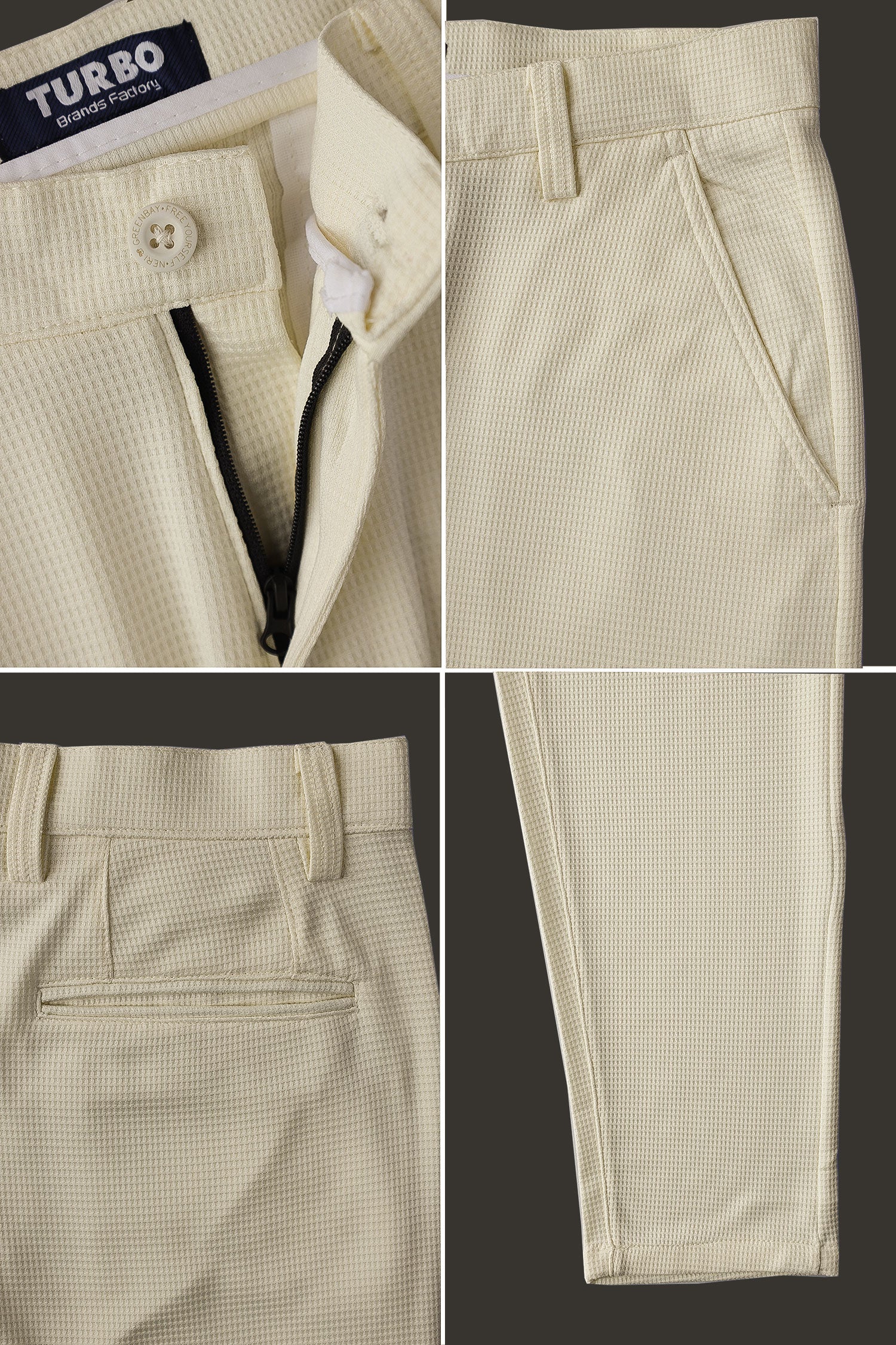 Turbo 'Apex' Elite Series Slimfit Waffle Pant