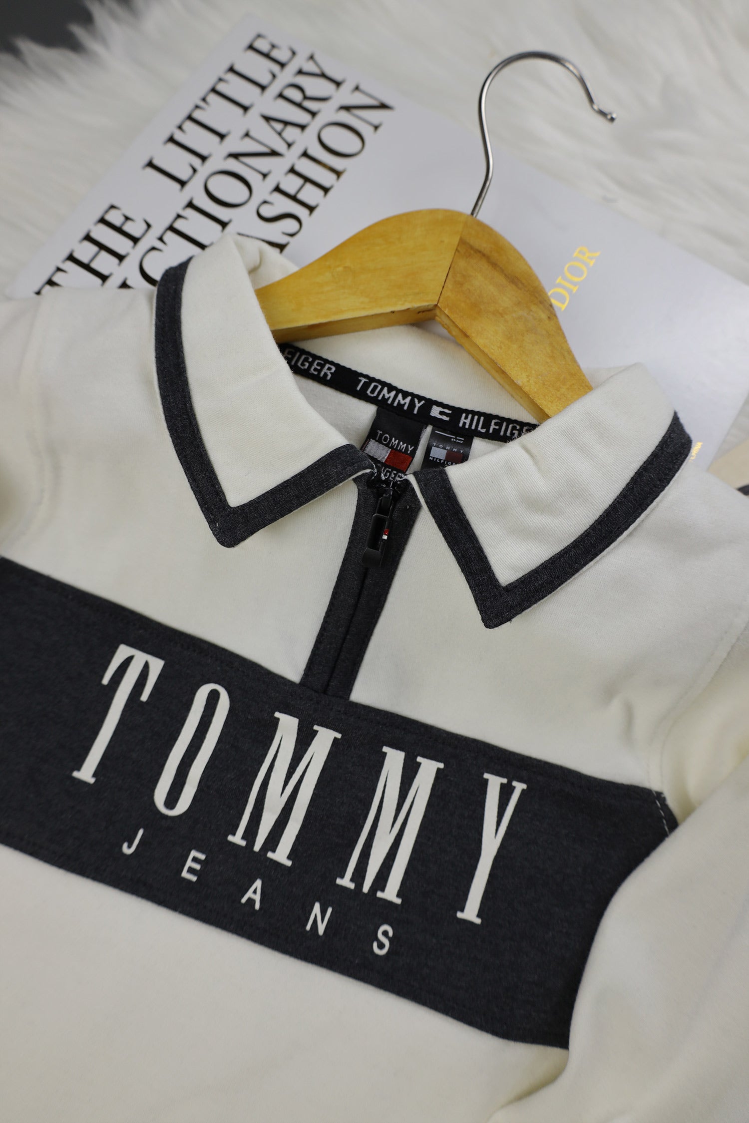 Tomy Hilfiger Varsity Coller Style Unisex Kids SweatShirt