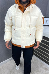 Trendy Hype Dual Zip Hooded Imported Puffer Jacket