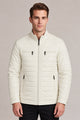 Men's synthetic insulation Imported Pu Puffer Jacket