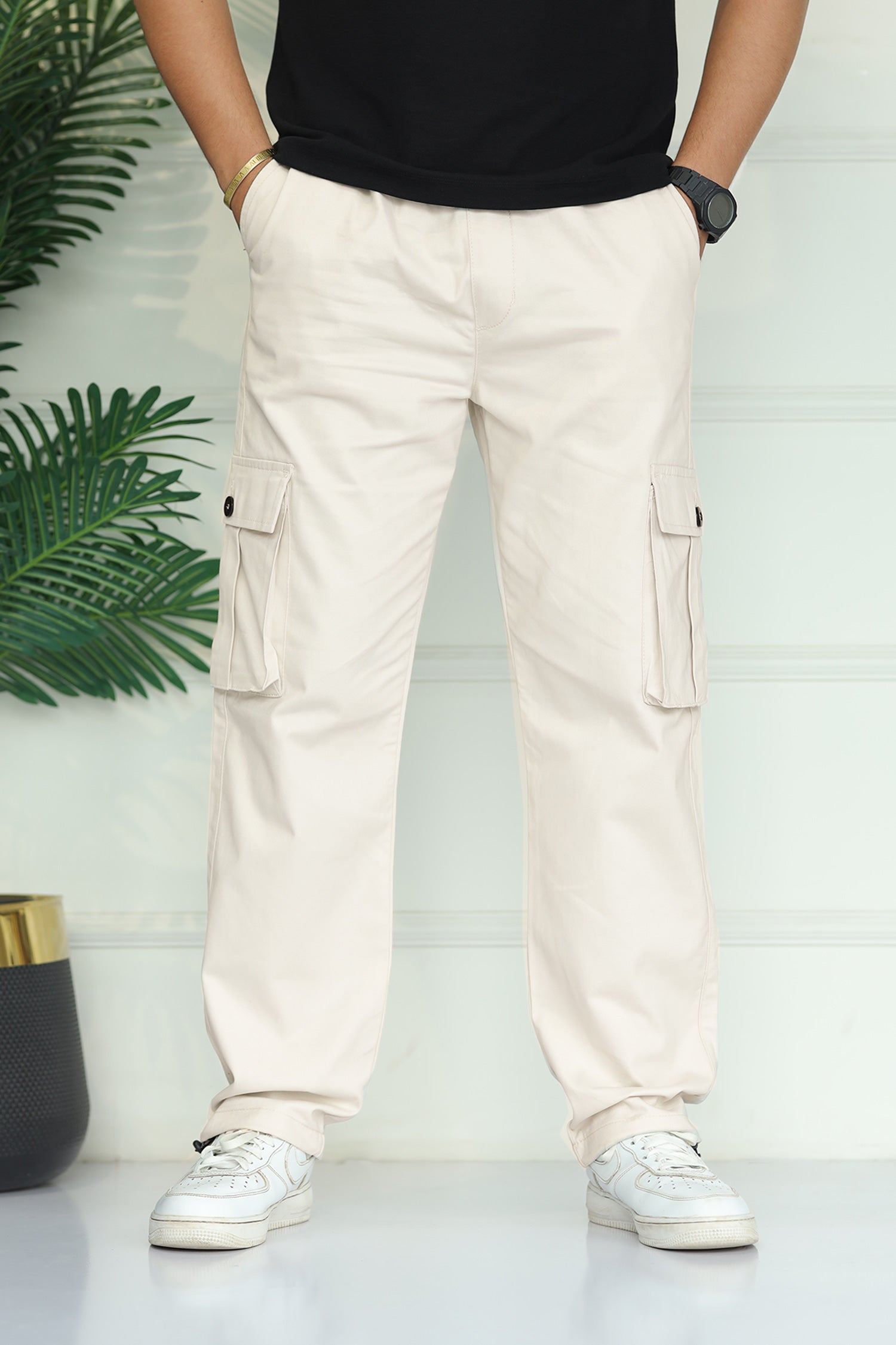 Turbo's 6 Pockets Loose Bottom Cargo Trouser