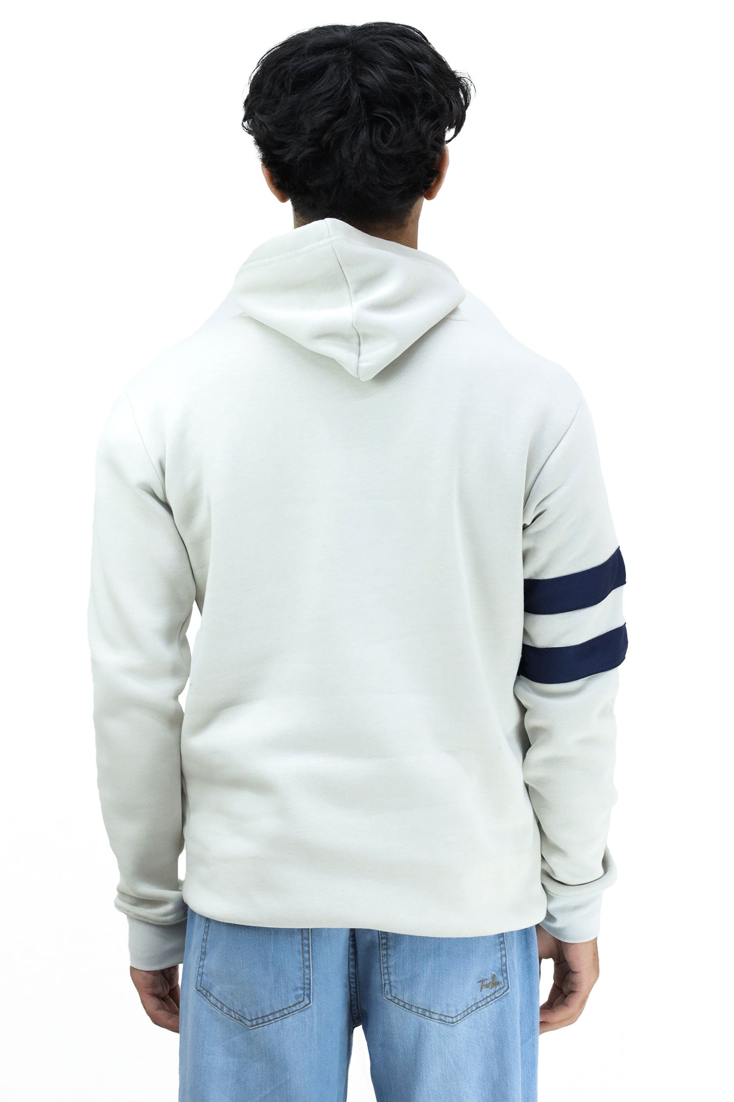 Turbo Elbow Panel Stripe Fleece Hoodie