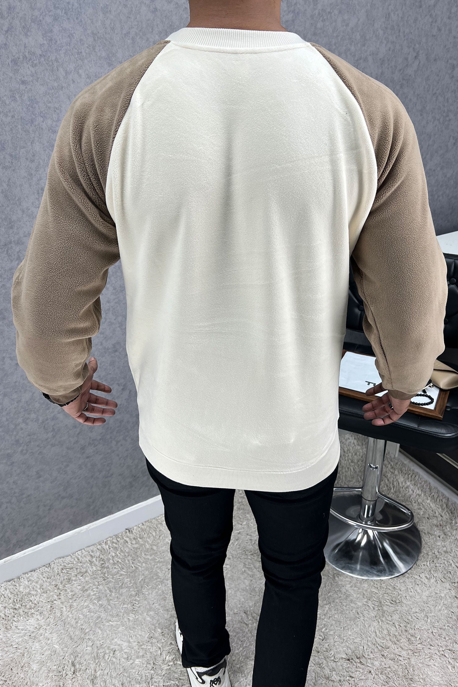 Down Shoulder Style Imported Men's Sweatshirt