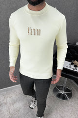 Platcism Embriodered Logo Imported Men's Sweatshirt