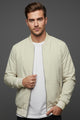 Comfy Cozy Rib Style Imported Light Weight Jacket In Off White