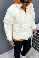 Trendy Hype Dual Zip Hooded Imported Puffer Jacket