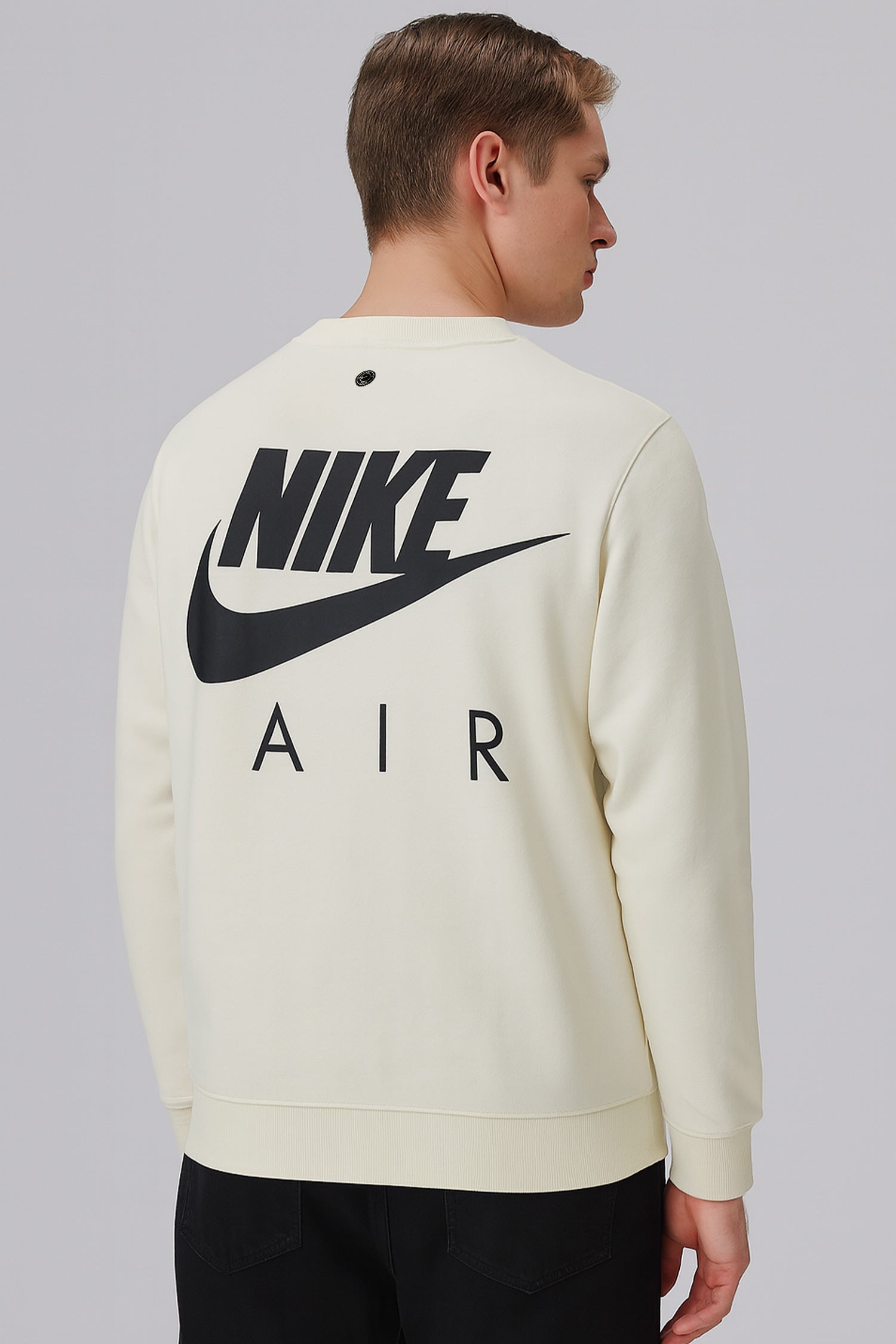 Nke Air Brushed Back Round Neck Imported Men's Sweatshirt