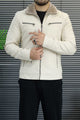Men's Casual Multi-Pocket Zipper Imported Leather Jacket