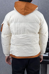 Trendy Hype Dual Zip Hooded Imported Puffer Jacket