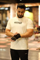 Turbo Pro Sports Climalite Mesh Dry-Fit Tee In Off White