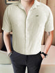 Turbo Artistic Touch Comfort Casual Shirt In Cream