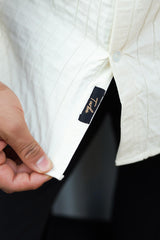Turbo Crease-Striped Casual Shirt