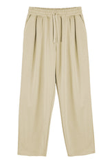 Turbo Pique Textured Double Plate SlimFit Trouser In Off White