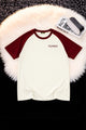 Turbo Culture Relaxed Color-Blocked Tee In Off White