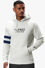 Turbo Elbow Panel Stripe Fleece Hoodie