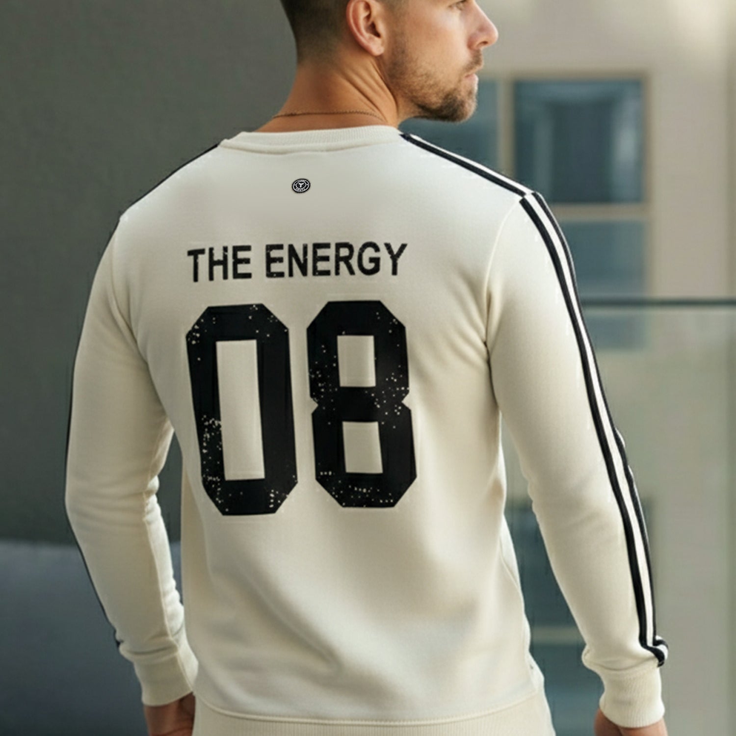 Turbo 3 Stripes Mock Neck Men's Sweatshirt