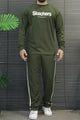 Skchr Streetwear Typography Men's Co-Ord Set