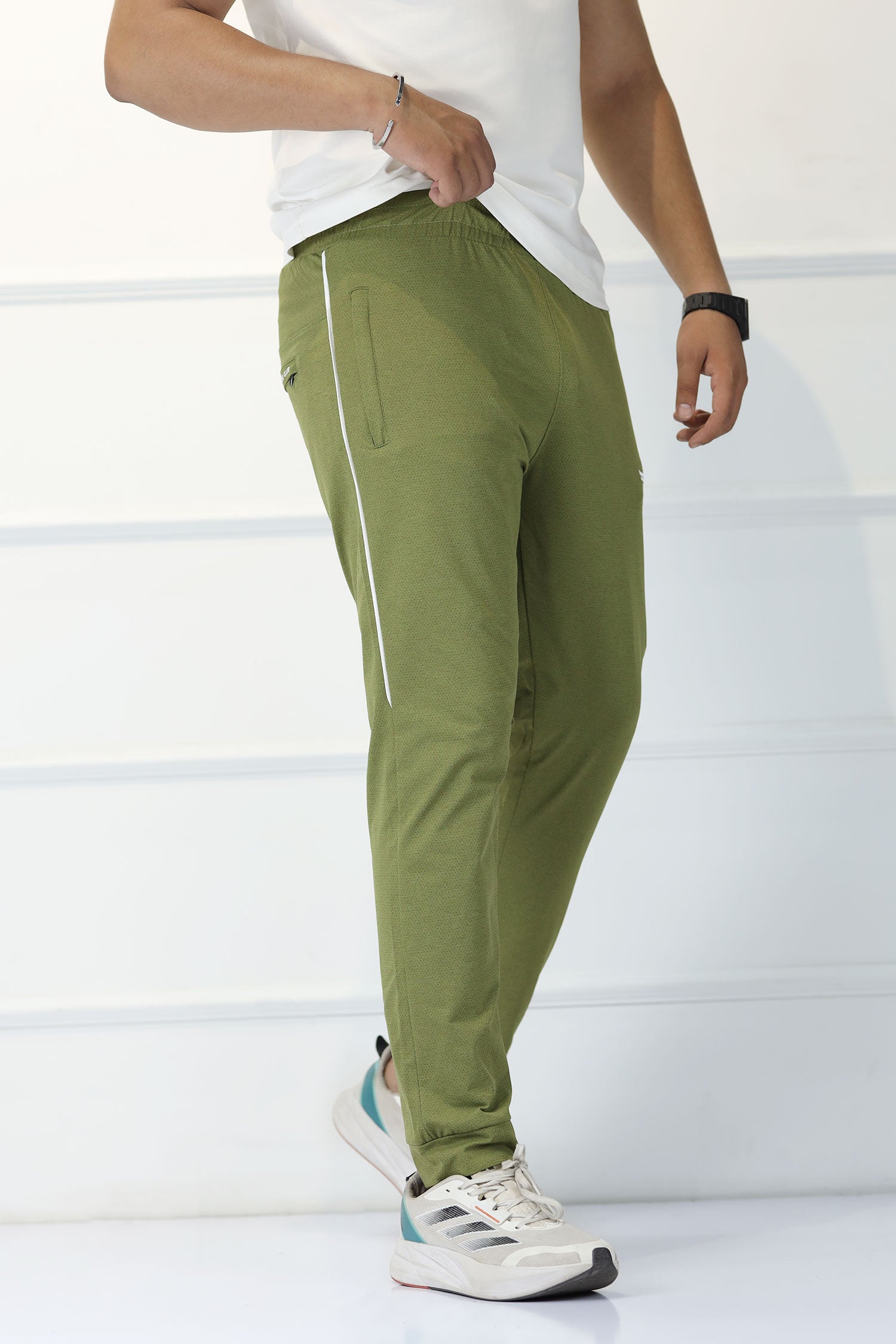 Turbo 'TRB Club' Side Striped Men's Dry-Fit Trouser