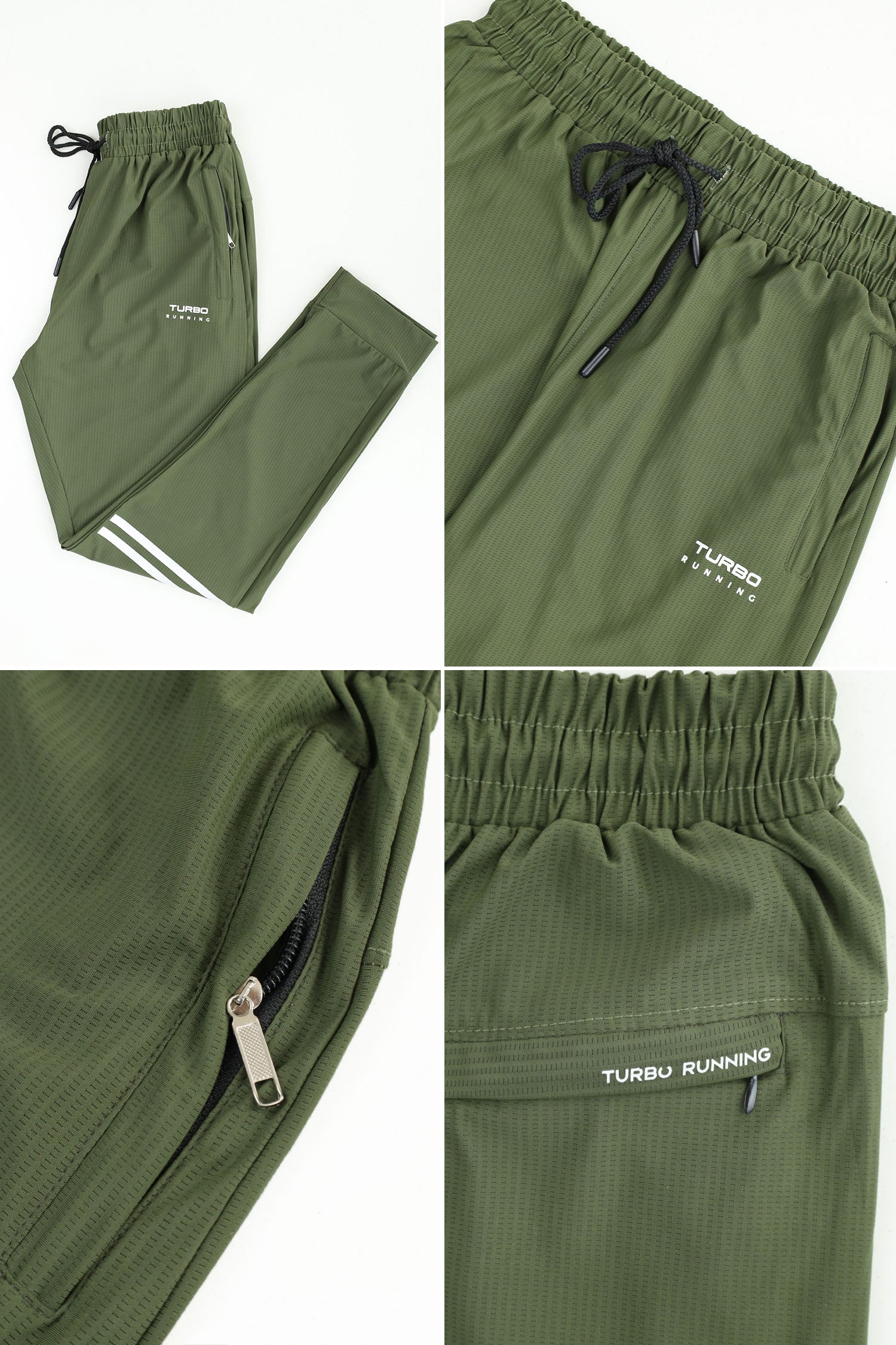 Turbo 'The Stride' Division Running Men's Dryfit Trouser