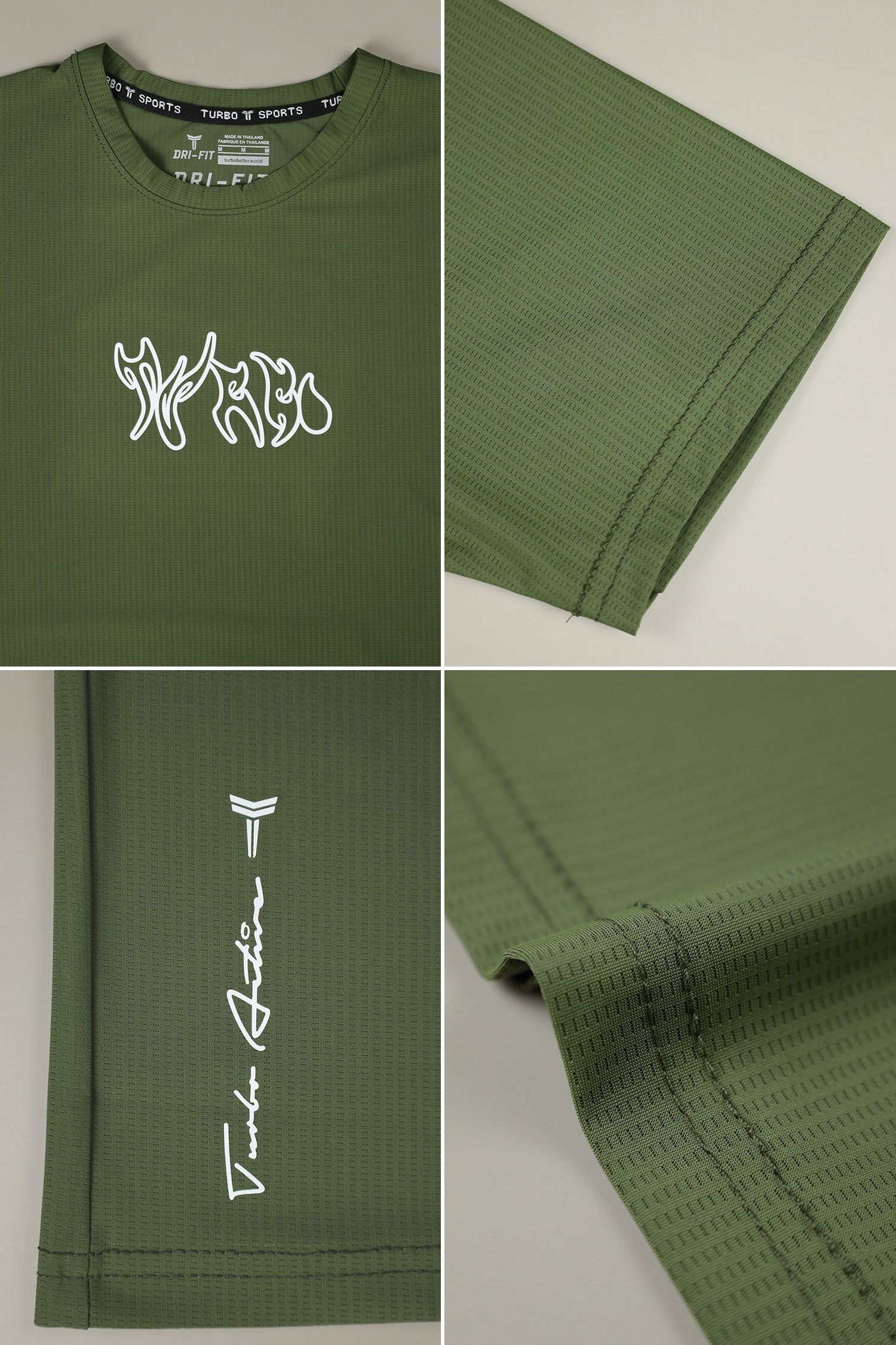 Turbo 'Action-Ready' Graphic Mesh Dry-Fit Tee