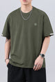 Armni Excnge Striped Sleeve Men's T-Shirt