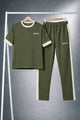 Essen Minimal Flow Men's Tracksuit In Olive Green