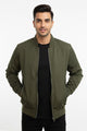 Luis Vten Winter Essential Imported Light Weight Jacket In Olive Green