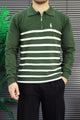 Polo Pony Classy Striped Half-Zip Imported Men's Jumper Sweater
