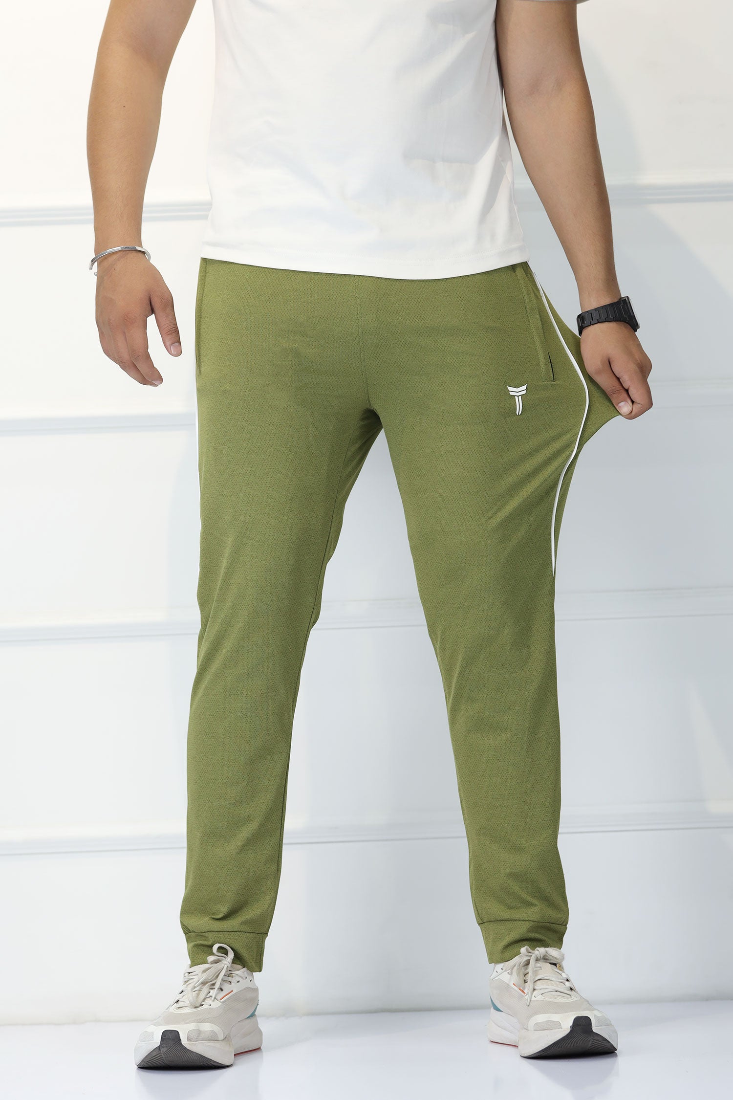 Turbo 'TRB Club' Side Striped Men's Dry-Fit Trouser