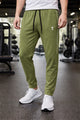 Turbo 'TRB Club' Side Striped Men's Dry-Fit Trouser In Olive Green