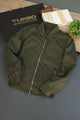 Luis Vten Winter Essential Imported Light Weight Jacket In Olive Green